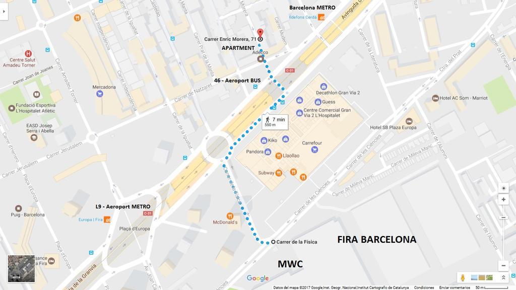 Apartamento Fira Barcelona Л'Успіталет-да-Любрагат Екстер'єр фото